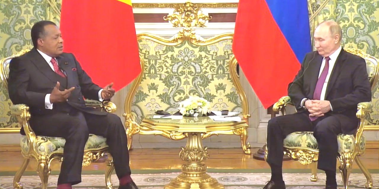 Congo-Russie : Vladimir Poutine salue la contribution personnelle de Denis Sassou-N’Guesso dans le renforcement de coopération entre les deux pays