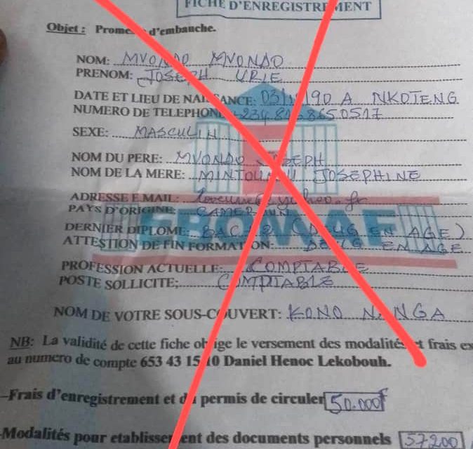 🛑EBOMAF-GABON DÉNONCE DES ARNAQUES LORS DU RECRUTEMENT : SEULS LES BUREAUX OFFICIELS AUTORISÉS