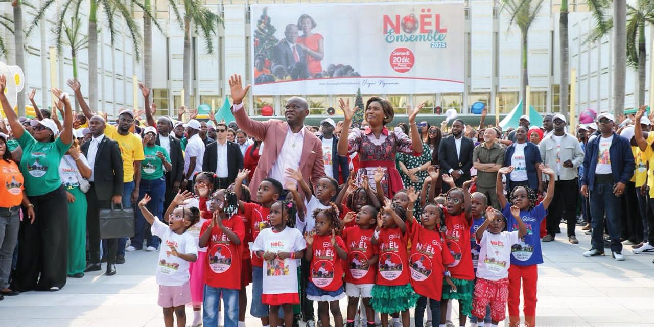 Gabon/Solidarité et Espoir : Le Couple Présidentiel Lance l’Initiative ‘Noël Ensemble’ pour l’Enfance »