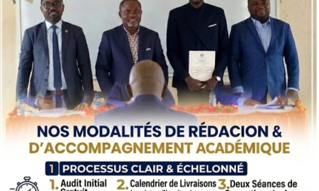 Accompagnement académique : Maître Enock Lilenga propose une offre structurée, sécurisée et accessible aux étudiants.