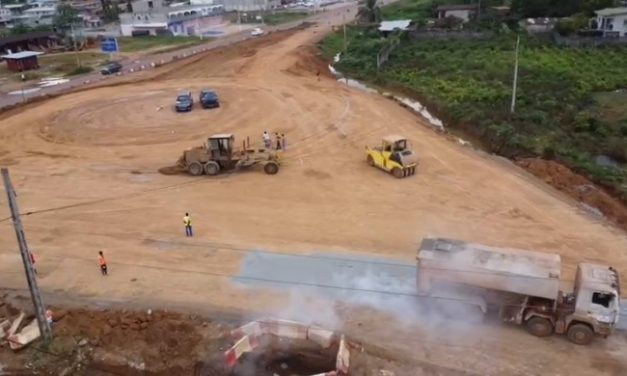 Giratoire du PK-40 ntoum : Ebomaf BTP clarifie et rassure sur la qualité de ses travaux