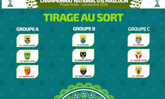 Championnat national U15 : le tirage au sort lance la course au titre à Lambaréné