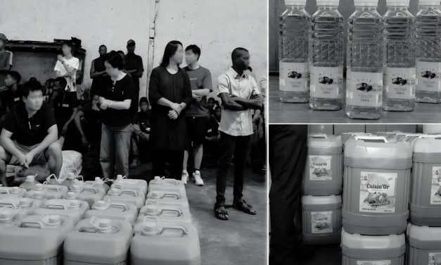 Gabon: la DGSS démantèle une usine clandestine de contrefaçon d&rsquo;huile alimentaire