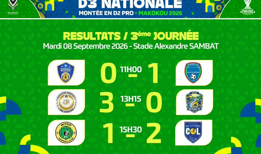 PHASE FINALE D3 / MONTÉE EN D2 : la bataille se précise à Makokou