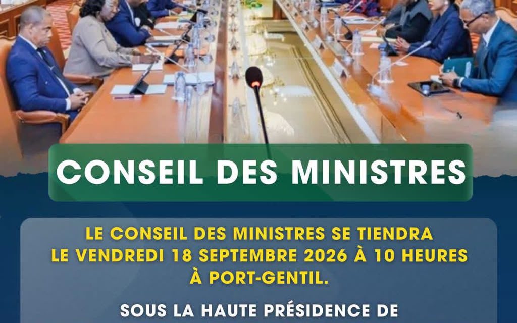 Gabon : un Conseil des ministres délocalisé à Port-Gentil ce vendredi 18 septembre 2026