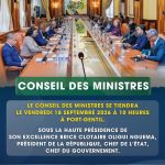 Gabon : un Conseil des ministres délocalisé à Port-Gentil ce vendredi 18 septembre 2026