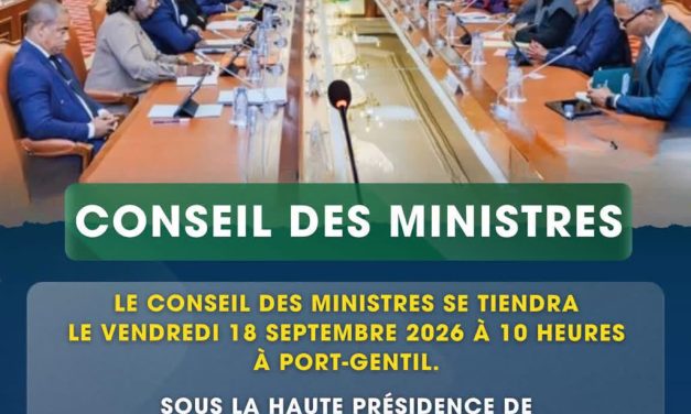 Gabon : un Conseil des ministres délocalisé à Port-Gentil ce vendredi 18 septembre 2026