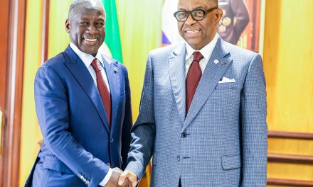 Foncier : Alexandre Barro Chambrier et Adama Bictogo explorent les contours du foncier numérique au Gabon