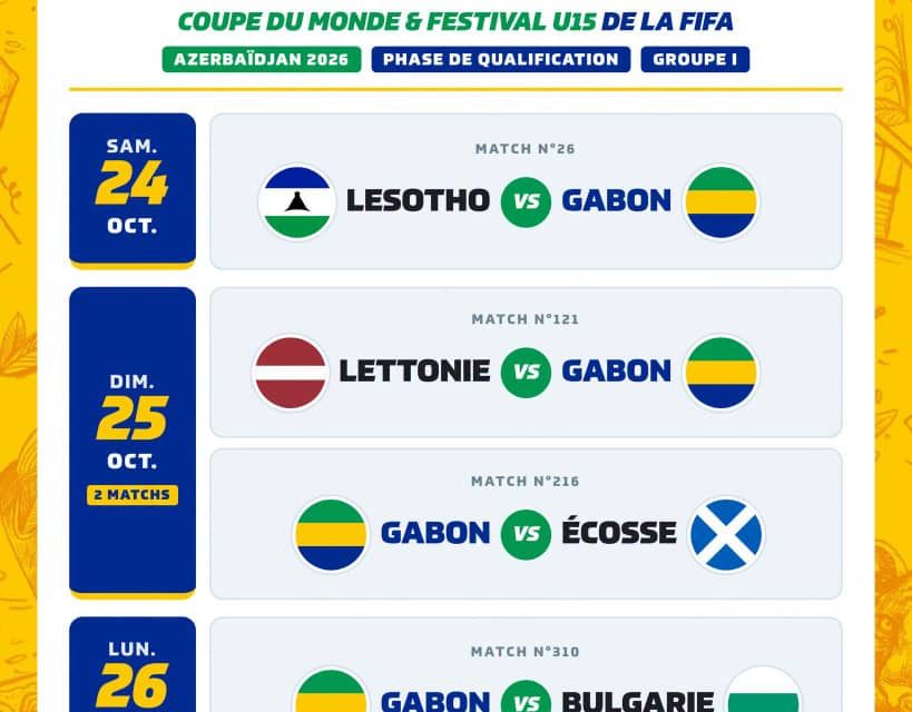 Coupe du monde U-15 : les jeunes Panthères à Bakou, avec le soutien de Pierre-Alain Mounguengui